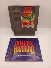 Dragon Warrior - Original Nintendo - NES - Cartridge and Manual - Authentic