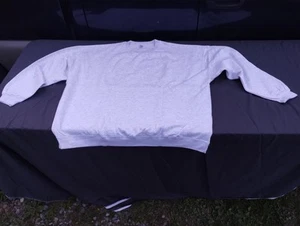 Original Bob Barker 5XL Prison Jail Inmate Gray Sweatshirt Halloween Costume - Picture 1 of 9