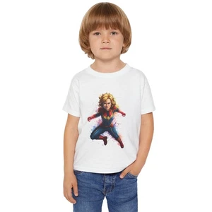 Superhero Toddler T-Shirt | Kids Gift, Birthday Shirt, Fun Playwear, Cartoon Tee - Picture 1 of 29