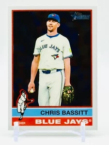 Topps Heritage #476 2025 cromo impresión corta Chris Bassitt - Imagen 1 de 2