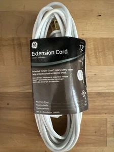 General Electric Verlängerungskabel 3 Steckdosen weiß 12' JAS51954 - Bild 1 von 6