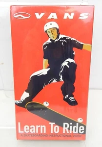 VHS LEARN TO RIDE Skateboarding Instructional Video NEW SEALED 2001 Dave Carnie - Picture 1 of 2