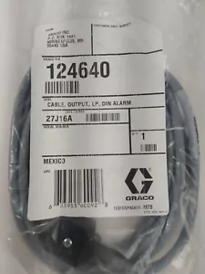 GRACO CABLE, OUTPUT, LP, DIN ALARM 27J16A NEW SEALED (GRACO P/N 124640) - Picture 1 of 4