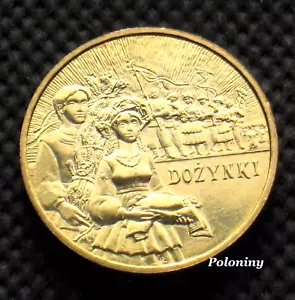 COIN OF POLAND - POLISH CUSTOMS HARVEST FESTIVAL - DOZYNKI (MINT) - Picture 1 of 2