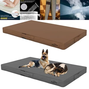 Heavy Duty Dog Bed Washable Sofa Pet Thick Removable Cushion L XL Jumbo Pad Mat - Picture 1 of 24