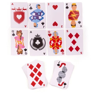 Baraja de cartas Bigjigs Toys - Cartas ilustradas para niños - Imagen 1 de 1