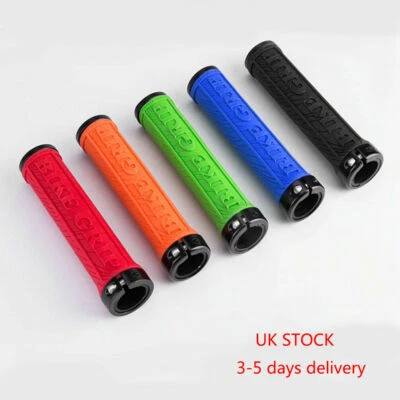 RockBros Bike Handlebar Grips Bicycle Rubber Grips Double Lock-on MTB BMX 22.2mm - Image 1 of 4