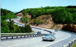 2 PA Postkarten Susquehanna River Antenne Fort Littleton Pennsylvania Turnpike - Bild 1 von 4
