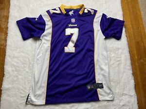 Christian Ponder Minnesota Vikings Nike On Field Jersey - Size L, Stitched