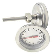 Reliable Stainless Steel BBQ Charcoal Smoker Thermometer Ideal for Slow Cooking