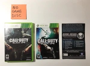 Call of Duty Black Ops (Xbox 360, 2010) Box, Manual & Insert Only - No Game Disc - Picture 1 of 3