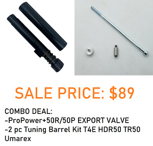 Combo Barrel Kit T4E HDR50 TR50 + EXPORT VALVE For Umarex Paintball Pistol 
