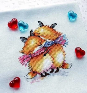 Warmer Together SM-351 MP Studia Counted Cross Stitch Kit - Picture 1 of 2
