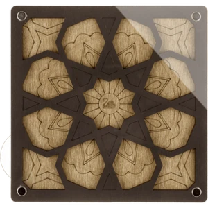 Wood bead organizer tray with lid "Flower" - Picture 1 of 4
