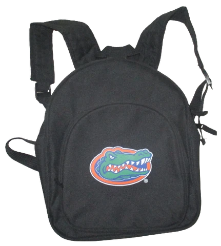 NEW mini Florida gators black backpack case University of FL 12" X 11" Cover