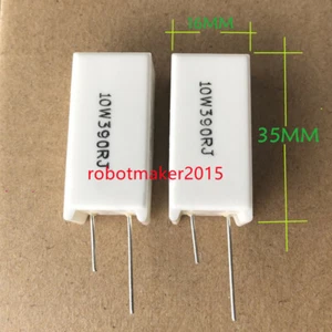 5 STCK. RX27-5 10 W QM Vertikaler Zementwiderstand Widerstand 0,1R-100R-20K-150K - Bild 1 von 3