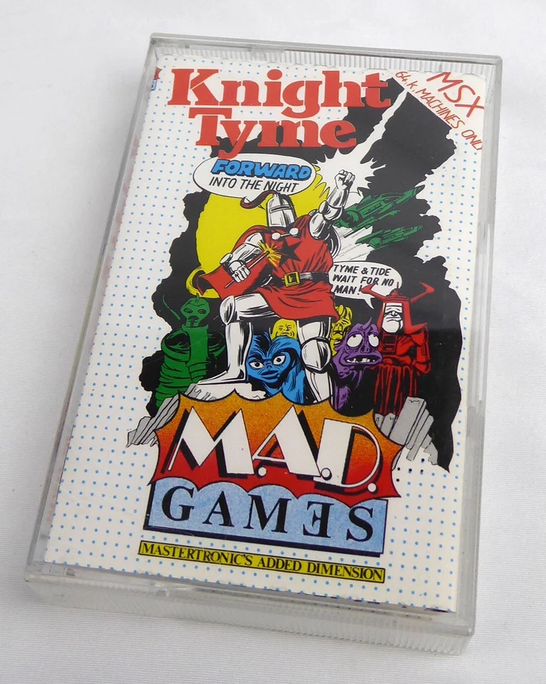 MSX Tape in OVP -- KNIGHT TYME (Mastertronic) -- Kassette - Bild 1 von 1