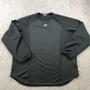 Toronto Blue Jays Pullover Herren XL schwarz Rundhals bestickt Warm Up Majestic - Bild 1 von 10