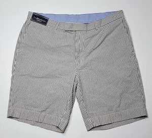 NWT POLO Ralph Lauren Mens Sz 36 Classic Fit Striped Cotton Bleeker Shorts NEW - Picture 1 of 7