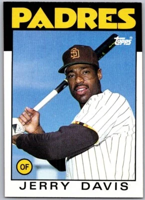 1986 Topps - #323 Jerry Davis - Image 1 of 2