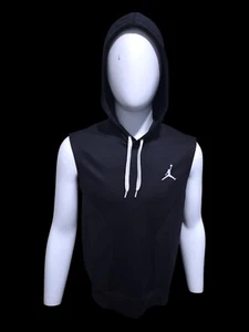 Air Jordan Dri-FIT Pullover Capucha Negro Transpirable Sin Mangas Pequeño 634925-010 - Imagen 1 de 12