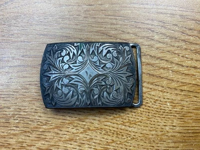 Hebilla de cinturón pequeña vintage plateada Foto 1 de 4