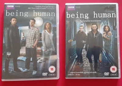 BEING HUMAN : SERIES 1 & 2 ☆ Horror DVD ☆ Werewolf, Vampire, Aiden Turner - Image 1 of 4