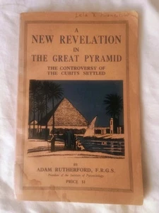 New Revelation in the Great Pyramid by Adam Rutherford RARE 1948 PB 2nd Ed - Picture 1 of 16