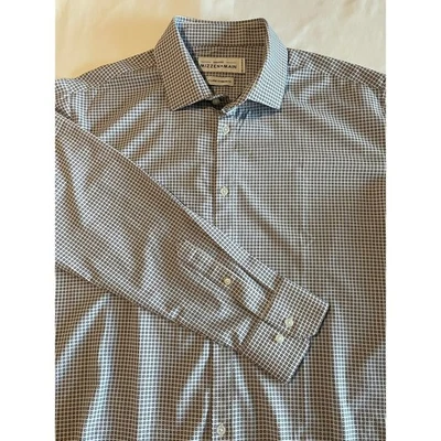 MIZZEN+MAIN Leeward Mens XL Standard Fit Long Sleeve Button Down Shirt Pattern - Image 1 of 4