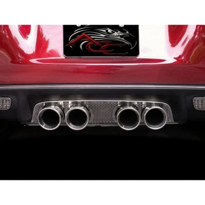 Panel de llenado de escape ACC para Corvette 2005-13 con escape B&B Route 66 perforado Foto 1 de 4