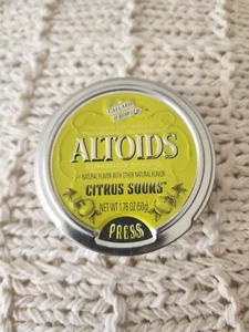 Altoid Sours Tins Citrus Sours Empty Tin DISCONTINUED RARE PERFECT COND LAST ONE - Picture 1 of 4