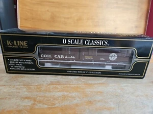K-Line K676-1171 Santa Fe BNSF 534578 Scale Coil Car with Load O Scale NIB - Picture 1 of 5