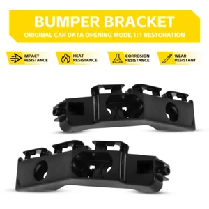 Front Left Right Bumper Support Retainer Bracket Black Fit 2011-13 Dodge Durango - Picture 1 of 10