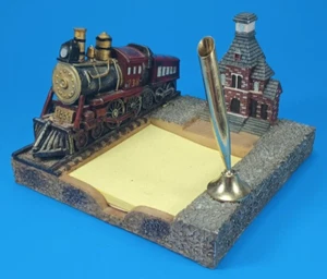 Portaplumas vintage 2000 estación central de tren con blocs de notas de Vanmark. - Imagen 1 de 12