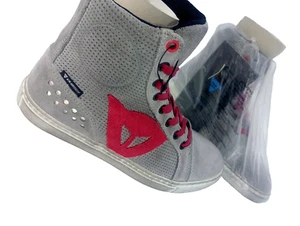 Dainese Women’s Street Biker Air Shoes Light Grey/Coral Size 36 EU / 4.5 US - Bild 1 von 8