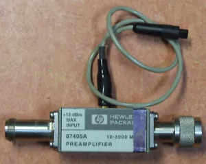 HP 87405A Preamplifier Vorverstärker 10MHz-3GHz für Spectrum Analyzer 859x Serie - Bild 1 von 4