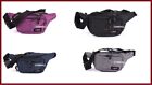 Canvas Bum Bag WITH 2 TOP ZIPS & 2 FRONT  for Travel Keys,phone,camera-L2511