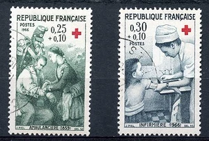STAMP / TIMBRE FRANCE OBLITERE N° 1508/1509 CROIX ROUGE - Photo 1/1