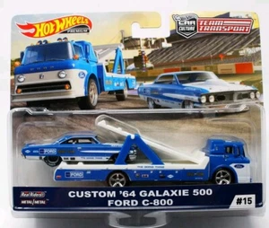 Brand New Hot Wheels Team Transport #15 Galaxie 500 Ford C-800 - Picture 1 of 2