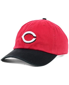 Cincinnati Reds "C" Franchise Twins Enterprise MLB Red Black Hat Cap size Small - Picture 1 of 2