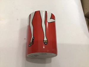 Rot Gold CHA CHA CHA THINGS WE LOVE Kate Spade Lenox 12 Unzen Kaffeetasse Becher - Bild 1 von 4