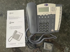 AT&T 974 Small Business System (w/Spkrphn & Caller ID) w/Power Cord/Mount/Manual - Picture 1 of 4