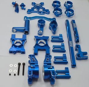 CNC Alloy Conversion Kit Blue For Team Associated RC8B3 Dhawk Racing - Picture 1 of 5