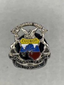 Prendedor de solapa de sombrero de Tubor de Michigan del Departamento de Policía de Livonia - Imagen 1 de 2