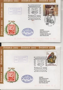 4 x Ballonpost  Österreich   bunte Mischung (4) - Picture 1 of 2