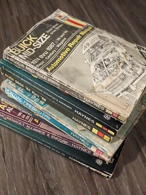 Lote De 7 Manuales De Automóvil De Colección Haynes Pontiac Manual Instrucciones Foto 1 de 4