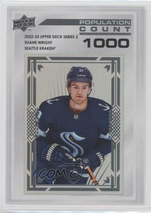 2022-23 Upper Deck Series 2 Population Count 1000 /1000 Shane Wright Rookie RC