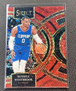 2023-24 Select Russell Westbrook #146 Premier Red Disco Prizm Clippers /49 - Picture 1 of 2