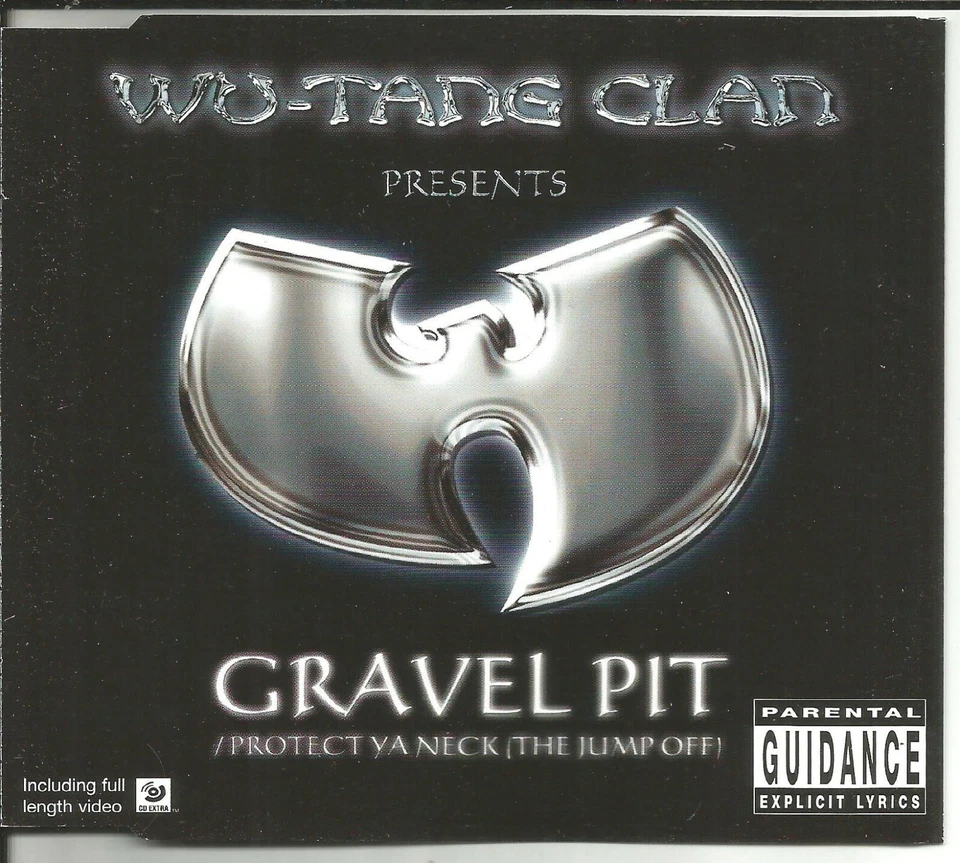 WU TANG CLAN Gravel Pit  Protect Neck RARE MIX& VIDEO CD Single SEALED USA seler Foto 1 de 1