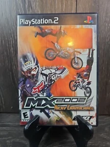 MX 2002 Featuring Ricky Carmichael (PS2 PlayStation 2, 2001) FREE SHIPPING CIB - Picture 1 of 3